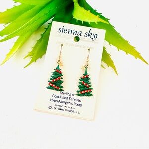 Sienna Sky Christmas Tree Earrings